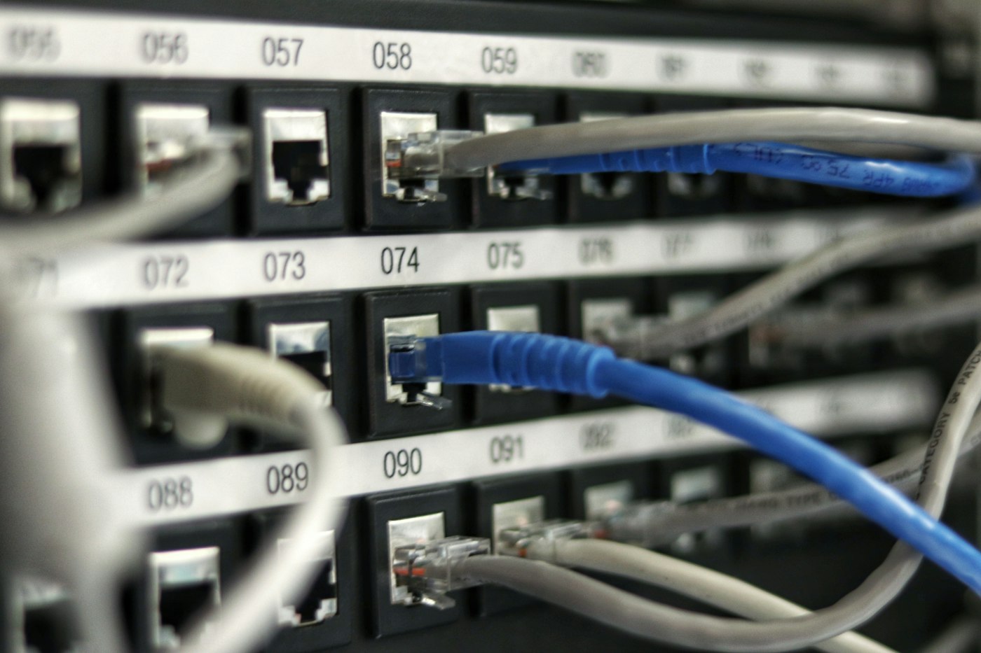 Network infrastructure used as demonstration photography